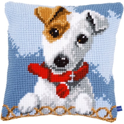 Front Cushion: Jack Russell