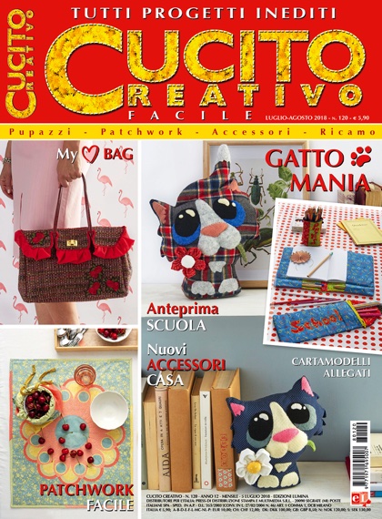 Cucito Creativo Facile N 1 From Lumina Edizioni Books And Magazines Books And Magazines Casa Cenina