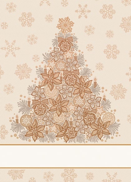 Kitchen towel - Laila - Copper Lurex