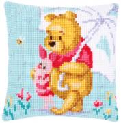 Front Cushion: Winnie in the Rain