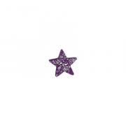 Button Purple Disco Star, Medium
