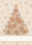Kitchen towel - Laila - Copper Lurex