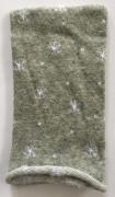 Elastic Tube - Snowflakes - White/Gray - 30x8cm.