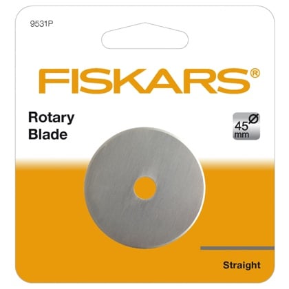 Straight cutter rotary blade, 45mm From Fiskars - Quilting