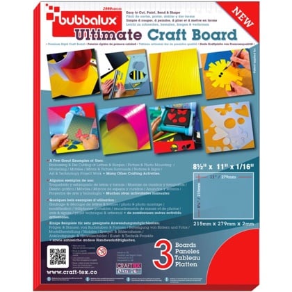 Bubbalux Ultimate Creative Craft Board - Red