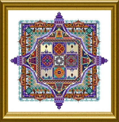 Mandala Cross Stitch Charts