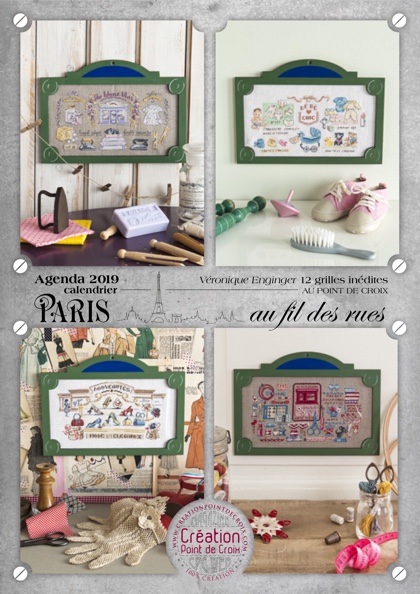 Calendrier 2019 - Création Point de Croix - Reprinted Version