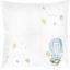 Cushion - Baby Boy - Rabbit in a flying balloon