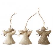 Decoration to hang - 3 Vintage Angels