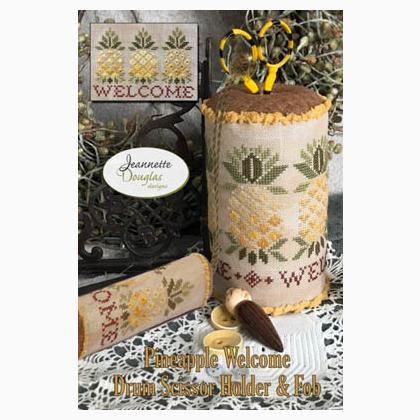 Pineapple Welcome Drums - Scissor Holder & Fob