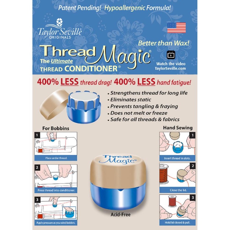 Thread Magic Round Thread Conditioner - The Sewing Place