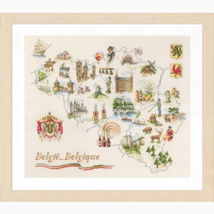 Map of Belgium