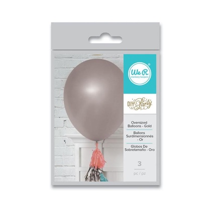 DIY Party Oversized Balloons - Silver