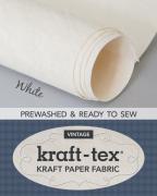 Kraft-tex® kraft paper fabric - White Prewashed
