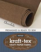 Kraft-tex® kraft paper fabric - Chocolate Prewashed