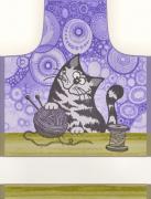 Apron Romeo - Purple Green