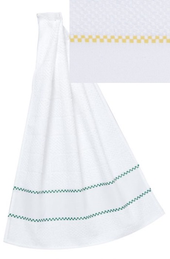 Nido d\'ape: Kitchen towel yellow