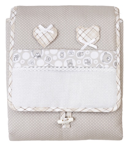 Polka dot changing sales mat