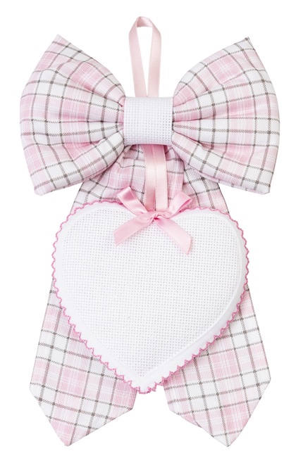 Birth Ribbon Tails Basik - Pink