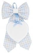Birth Ribbon Tails Basik - Sky blue
