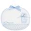 Birth Ribbon Giraffe - Sky blue