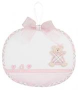 Birth Ribbon Scottish Bear - Pink