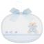 Birth Ribbon Scottish Bear - Sky blue