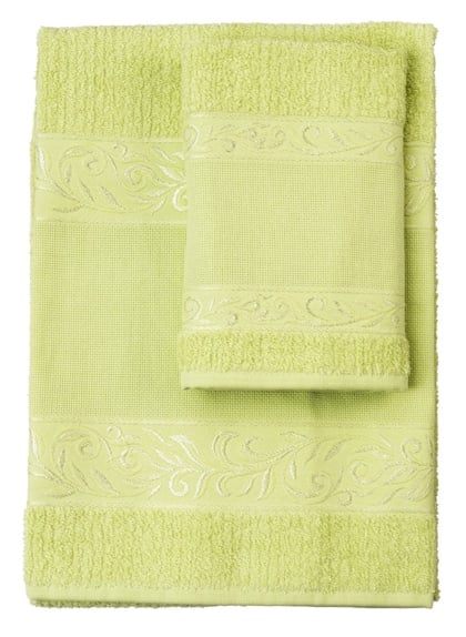 Couple of bath towels - Verona - Green