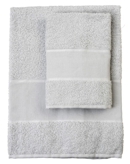 Couple of bath towels - Asti - Grey