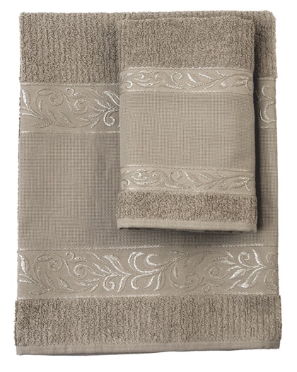 Couple of bath towels - Verona - Rope
