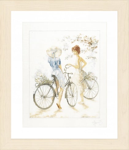 Girls on Bicycle