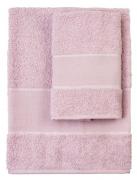 Couple of bath towels - Asti - Pink