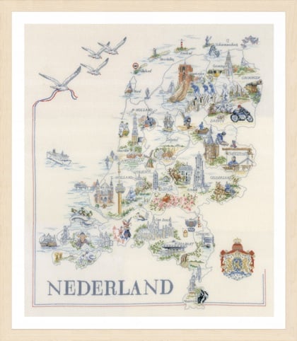Map of Holland