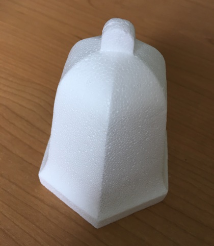 Styrofoam Bell - 10cm.