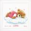 Birth Sampler - Snoozing Teddy Bear