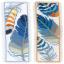 Bookmark - Blue Feathers (2)