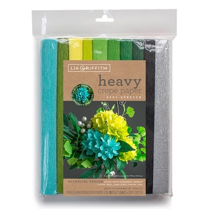Heavy Crepe Paper kit - Botanical Garden Collection