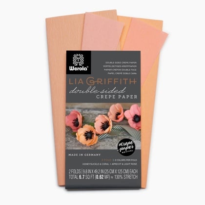 Crepe Paper Kit - Honeysuckle/Coral & Apricot/Light Rose