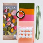 Crepe Paper Ranunculus Flower Kit