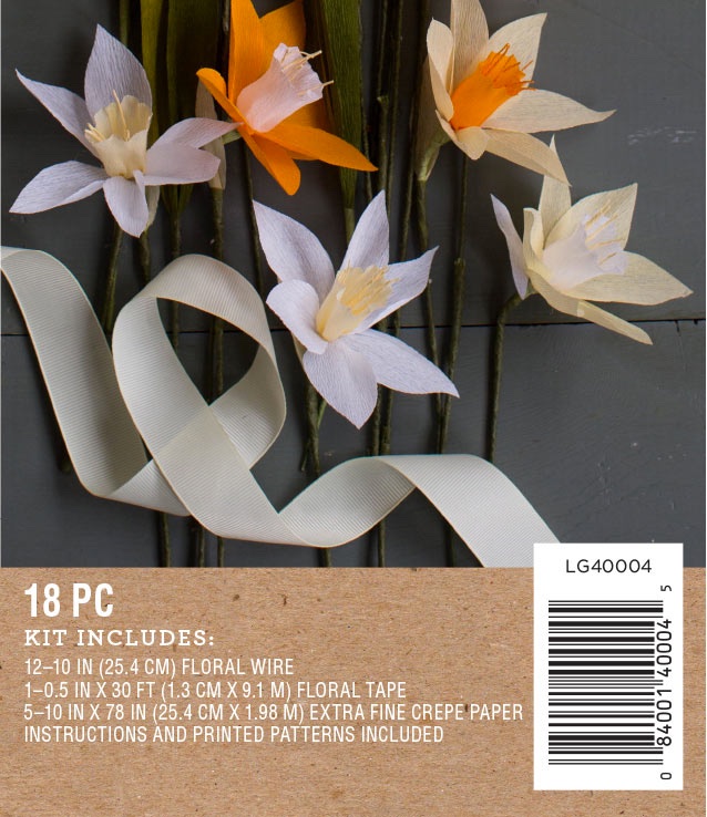 Crepe Paper Flowers Craft Kit | By The Danes