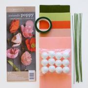 Crepe Paper Icelandic Poppy Flower Kit
