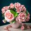 Garden Roses & Buds Frosted Paper Flower Kit