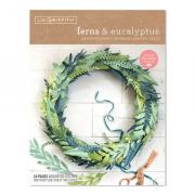 Ferns & Eucalyptus Frosted Paper Flower Kit
