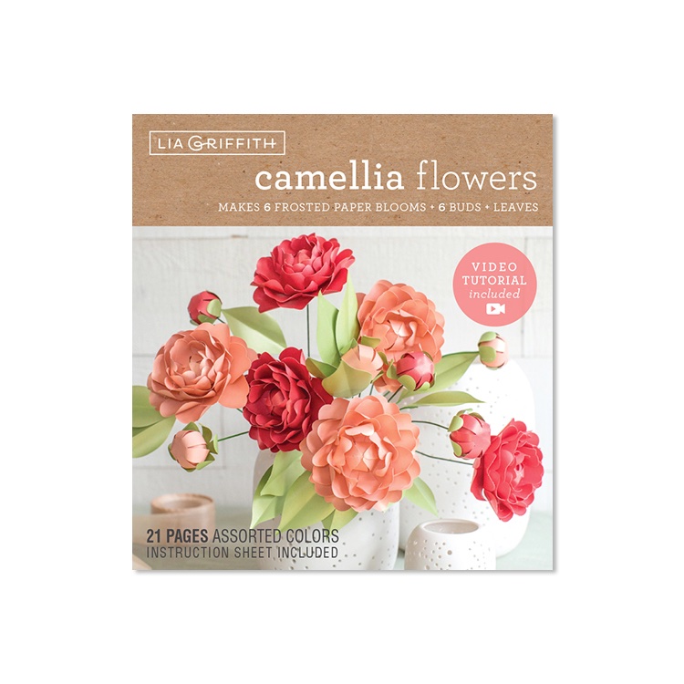 Lia Griffith Poppies Crepe Paper Flower Kit