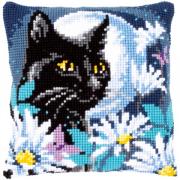 Front Cushion: Cat in the Night