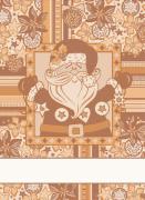 Kitchen towel - Natalino Lurex - Yellow / Ecrù