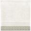 Couple of bath towels "Coton-Lin" - Peas