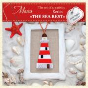Red and white lighthouse