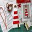 Red and white lighthouse