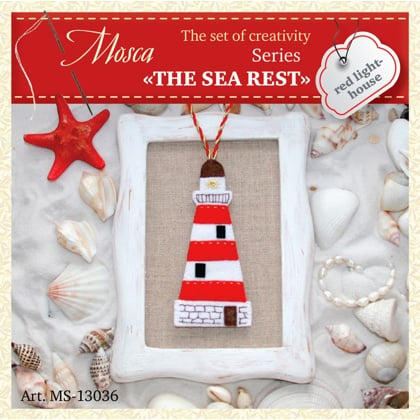Red and white lighthouse